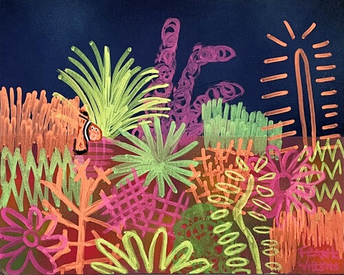 CORAL – No Frame Horizontal von Frank Willems, Malerei kaufen auf Singulart