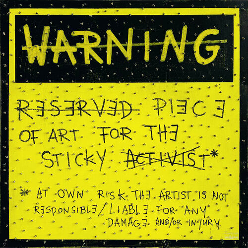 ACTIVIST-PROOF ART – RESERVED PIECE OF ART FOR THE STICKY ACTIVIST van Frank Willems, Schilderij te koop op Singulart