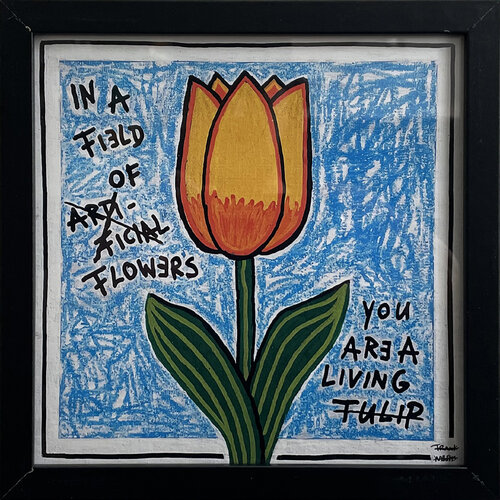 Limited Edt. Art Print – LIVING TULIP (YELLOW) by Frank Willems, Print for Sale on Singulart