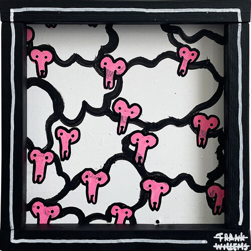 COUNTING SHEEP #1 - Small par Frank Willems, Peinture en vente sur Singulart