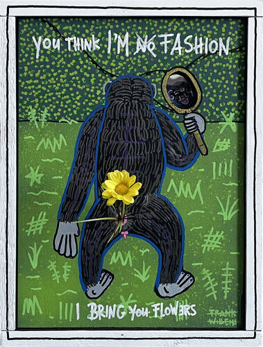 YOU THINK I’M NO FASHION – White M von Frank Willems, Malerei kaufen auf Singulart