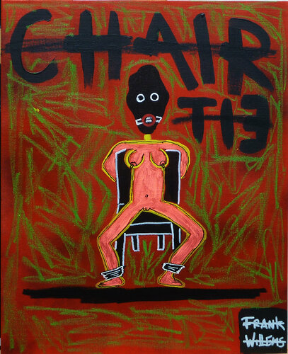 BDSM CHAIR TIE van Frank Willems, Schilderij te koop op Singulart