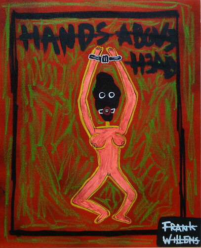 BDSM HANDS ABOVE HEAD van Frank Willems, Schilderij te koop op Singulart