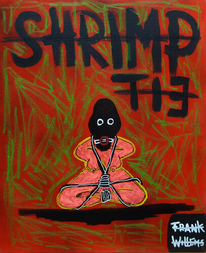 BDSM SHRIMP TIE van Frank Willems, Schilderij te koop op Singulart