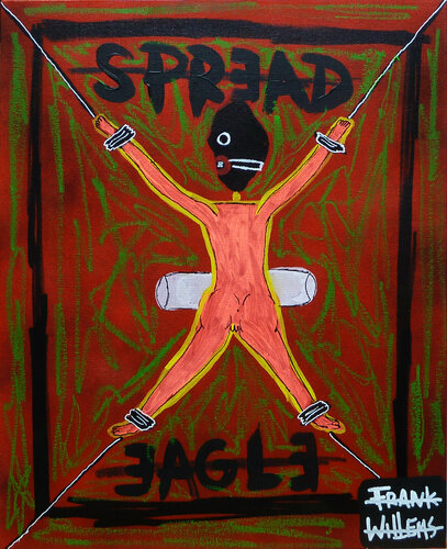 BDSM SPREAD EAGLE van Frank Willems, Schilderij te koop op Singulart