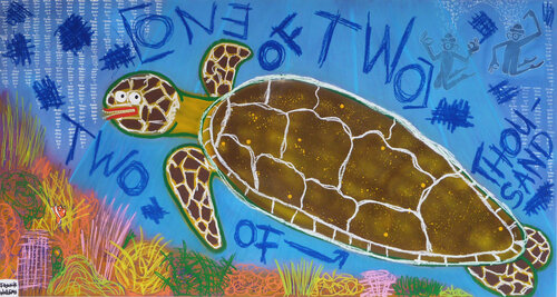 ONE OF TWO / TWO OF THOUSAND van Frank Willems, Schilderij te koop op Singulart