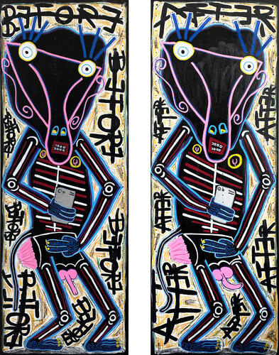 BEFORE /// AFTER von Frank Willems, Malerei kaufen auf Singulart