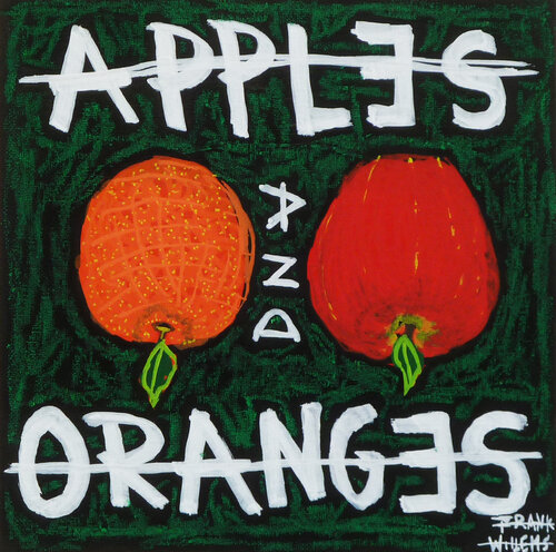 APPLES AND ORANGES di Frank Willems, Pittura in vendita su Singulart
