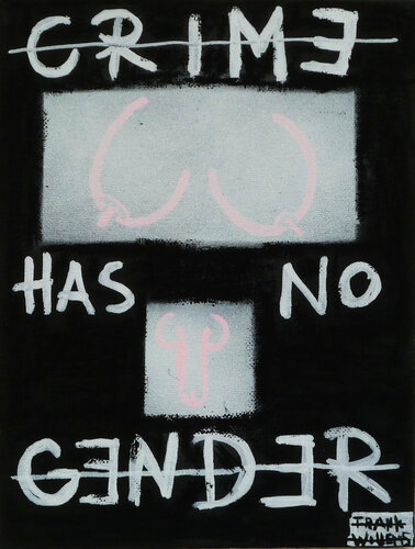 CRIME HAS NO GENDER di Frank Willems, Pittura in vendita su Singulart