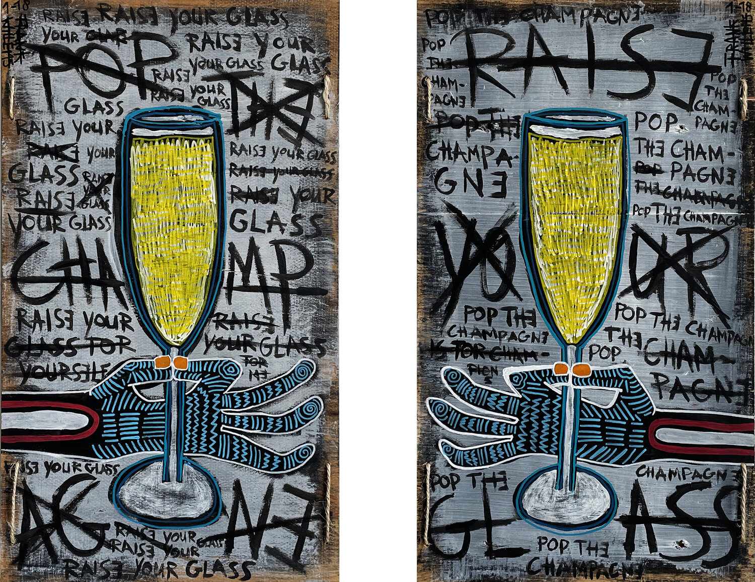 POP THE CHAMPAGNE / RAISE YOUR GLASS Frank Willems