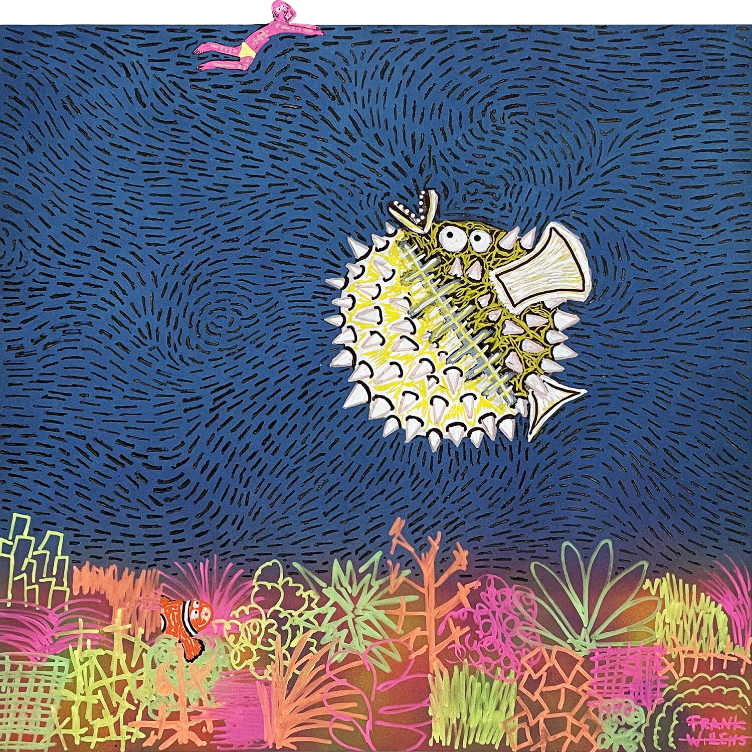 TROUBLES IN BLUE PARADISE – PUFFERFISH Frank Willems