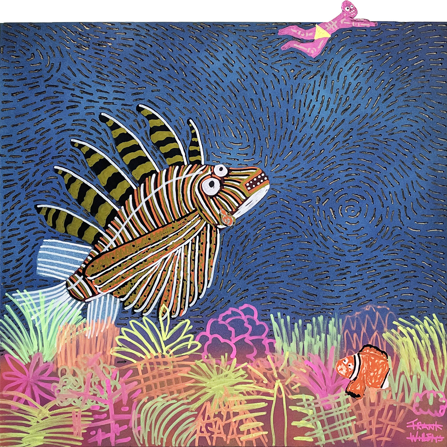 TROUBLES IN BLUE PARADISE – LIONFISH Frank Willems