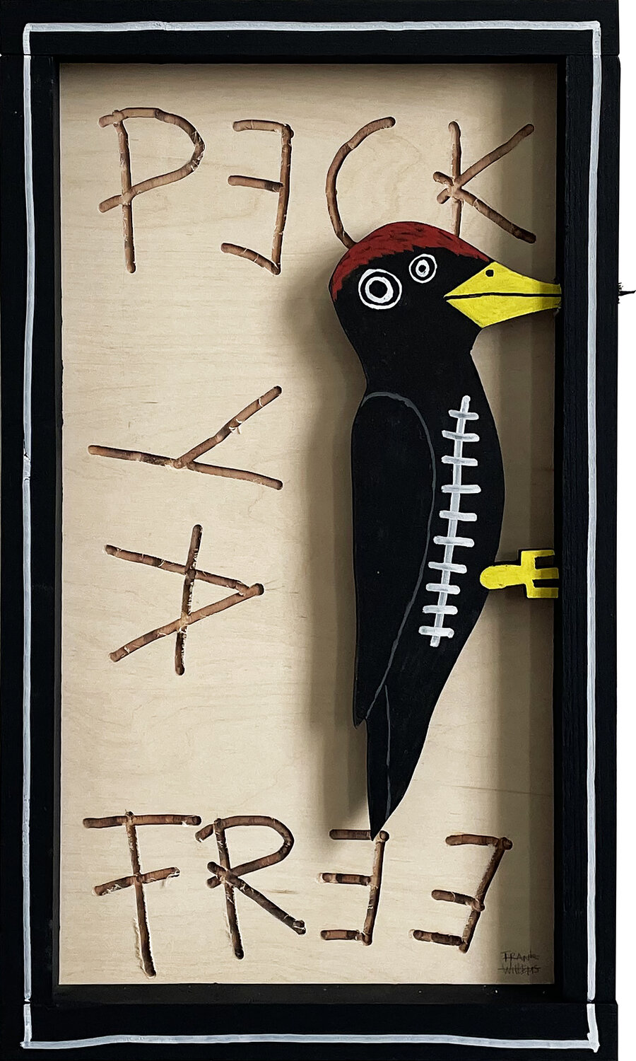 PECK YA FREE – BLACK WOODPECKER Frank Willems