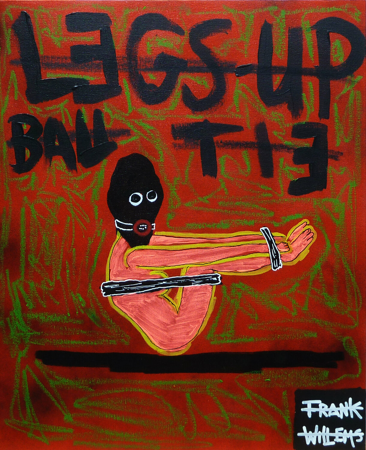 BDSM LEGS-UP BALL TIE Frank Willems