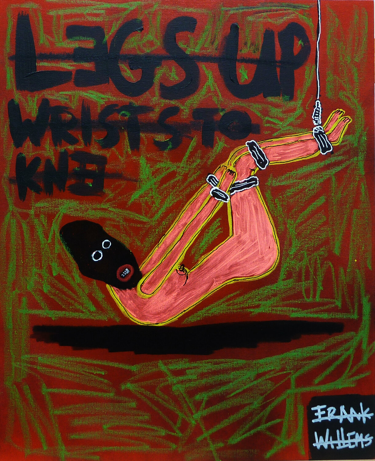 BDSM LEGS-UP WRIST TO KNEE Frank Willems