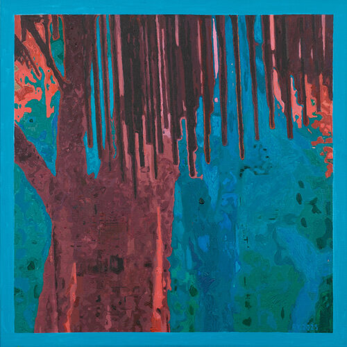 Tree and fog von Fayina Yerenburh, Malerei kaufen auf Singulart