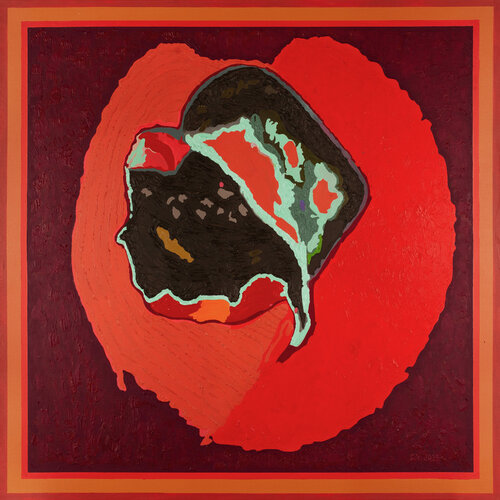 Exotic tree leaf by Fayina Yerenburh, Painting for Sale on Singulart