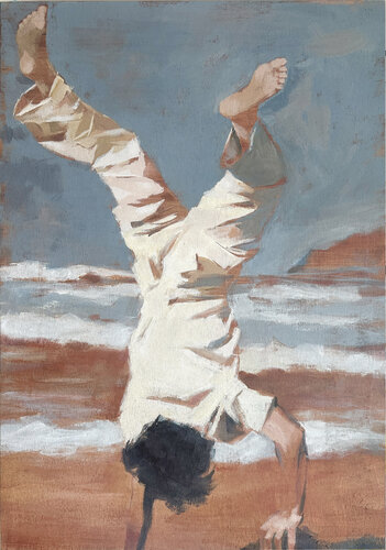 When waves wanna play de Nicole S. Pousset, Pintura a la venta en Singulart