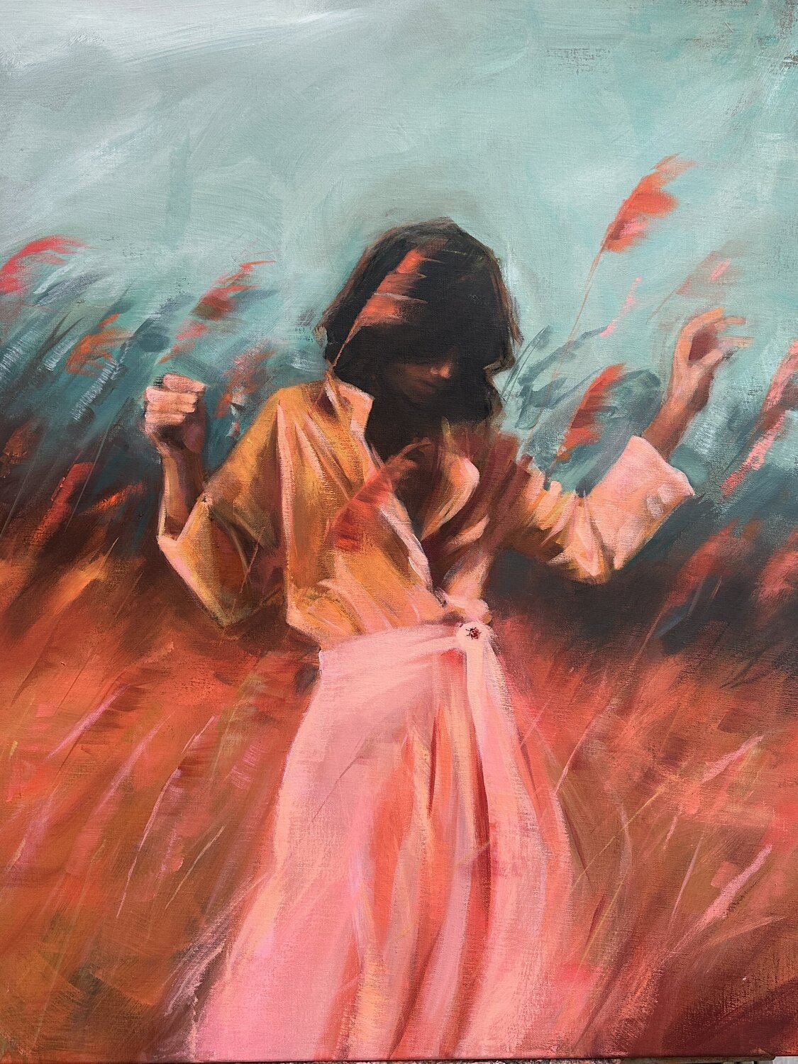 She dances with purpose Nicole S. Pousset Pintura original en venta