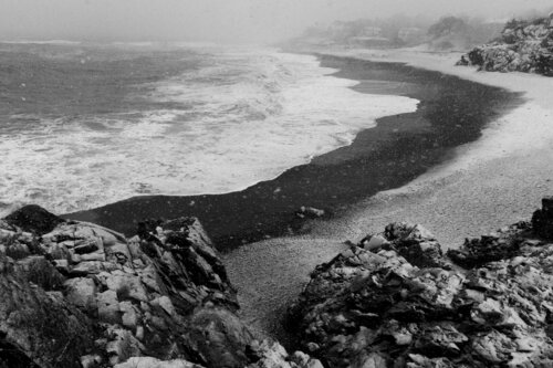 Snow and Sea by Laurie Swope, Photography for Sale on Singulart
