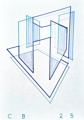 MACBA D3 de César Sanchez Gonzalez, Dibujo a la venta en Singulart