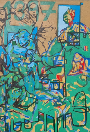 SANACION par César Sanchez Gonzalez, Peinture en vente sur Singulart