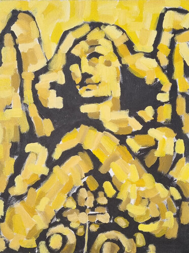 ANGEL GUARDIAN par César Sanchez Gonzalez, Peinture en vente sur Singulart