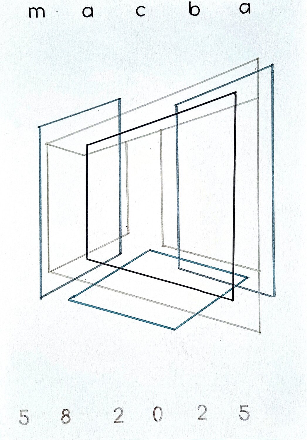MACBA D1 César Sanchez Gonzalez Drawing for sale