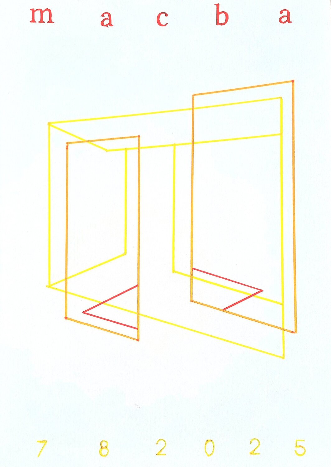MACBA D4 César Sanchez Gonzalez Drawing for sale