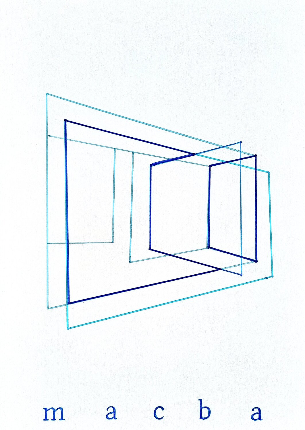MACBA D5 César Sanchez Gonzalez Drawing for sale