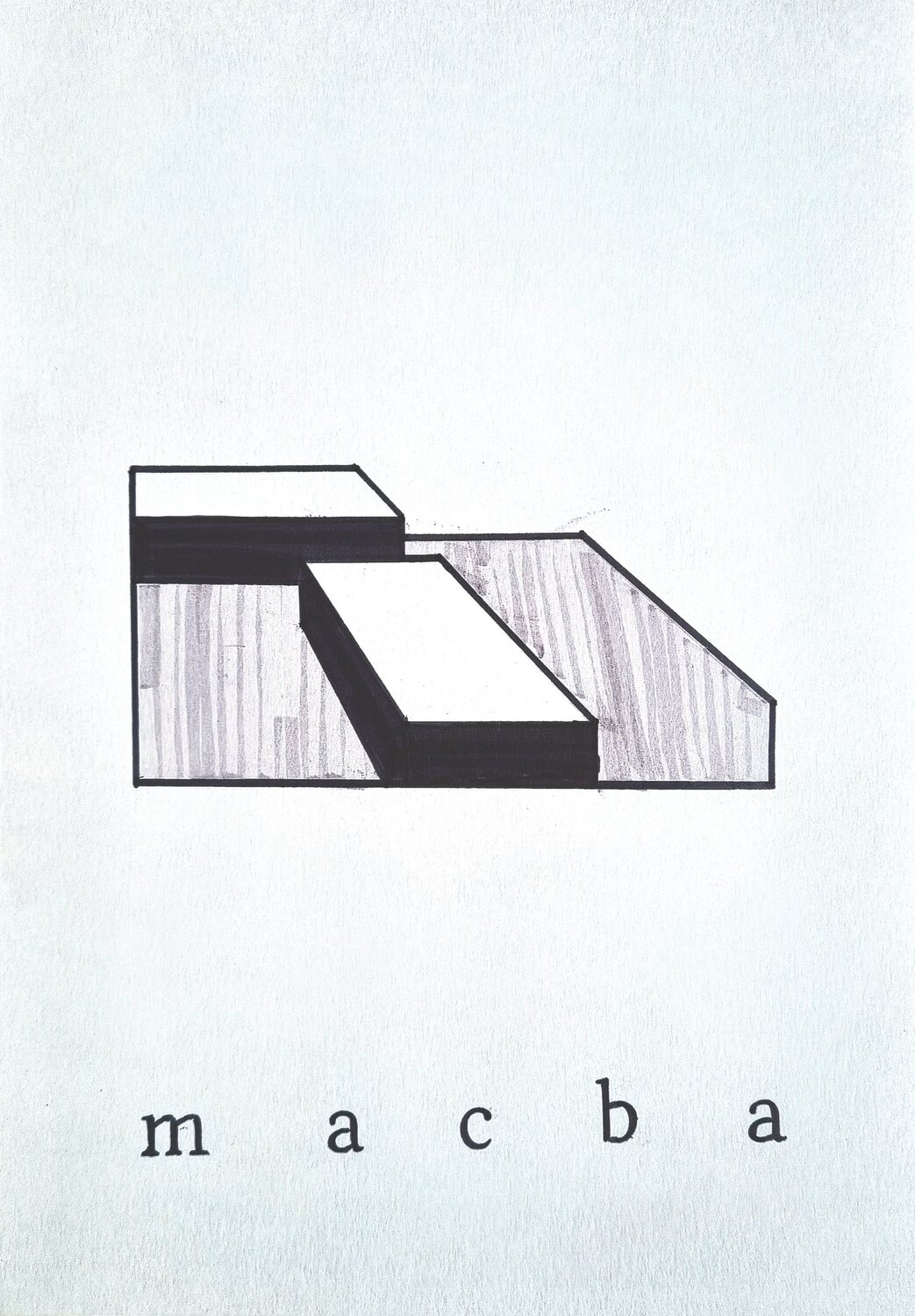 MACBA D6 César Sanchez Gonzalez Drawing for sale