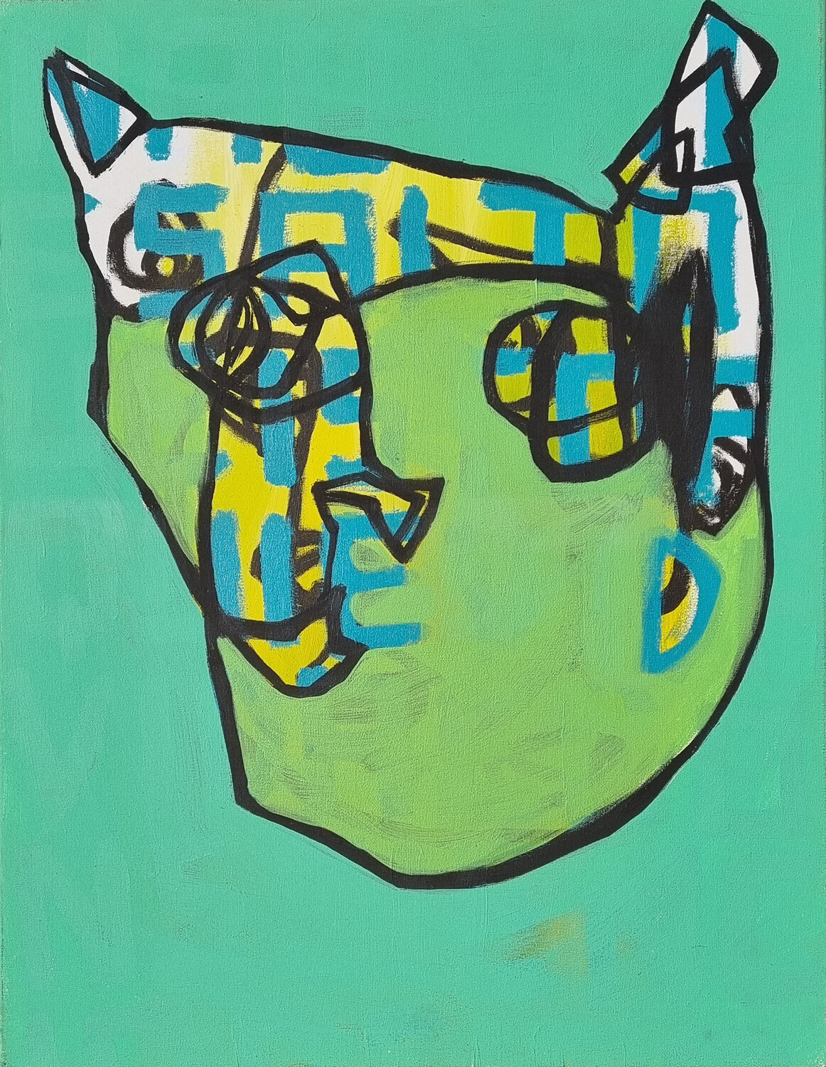 GATO 1 César Sanchez Gonzalez Peinture originale à vendre