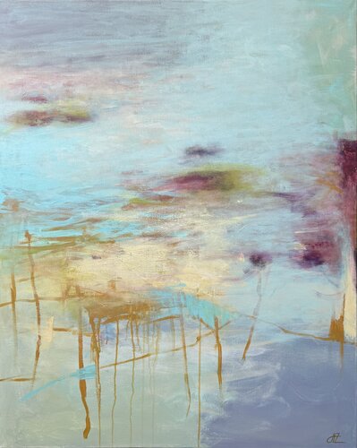 “Quiet Glow”/ Series “Color and Silence” von Helen Zuskina, Malerei kaufen auf Singulart