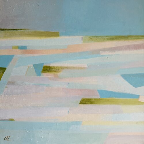 “Silence Above the Surface”/ Series “Point of Balance” by Helen Zuskina, 絵画 for Sale on Singulart