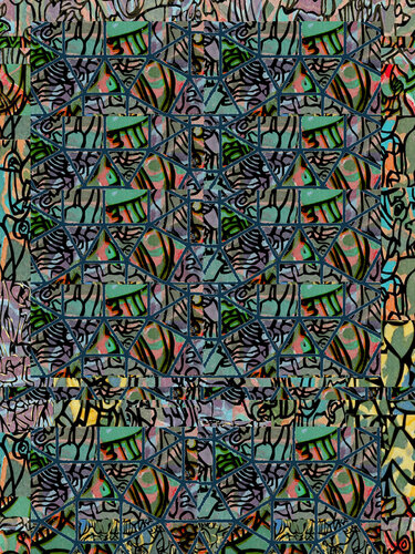 Patchwork Series 2, Number Two. by John Hughley, デジタル for Sale on Singulart