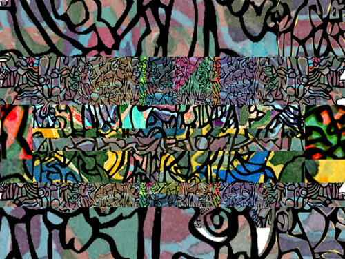 Patchwork Series 2, Number Four. by John Hughley, デジタル for Sale on Singulart