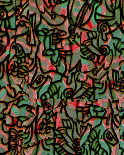 Patchwork Series 4, No. 2. by John Hughley, デジタル for Sale on Singulart