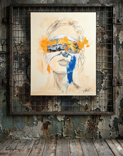 Resilient or Unlucky? by Astrid Challita, Painting for Sale on Singulart