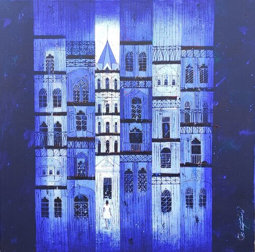 Alone de Suresh Gulage, Pintura a la venta en Singulart