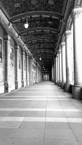 Infinite Corridor - The Quiet Architecture Series by Laura Strat, Photography for Sale on Singulart