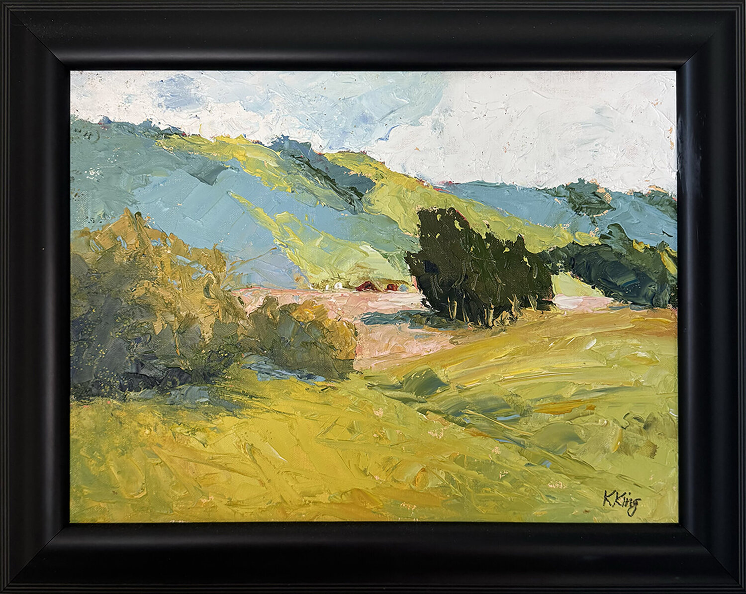 Rolling Hills Kathy King Originalgemälde zu verkaufen