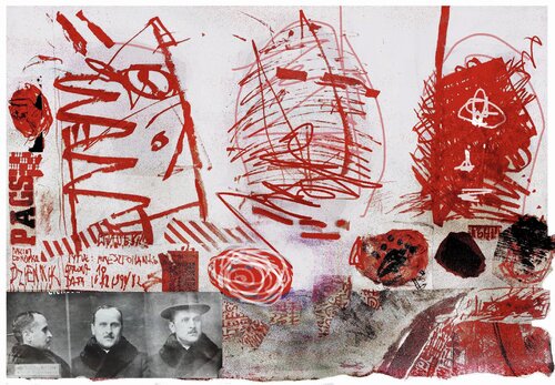 Aresztowanko / Arrest by Mac Konopka, Drawing for Sale on Singulart