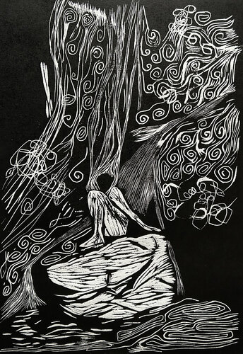 Into the woods IV von Luciana Napchan, Malerei kaufen auf Singulart