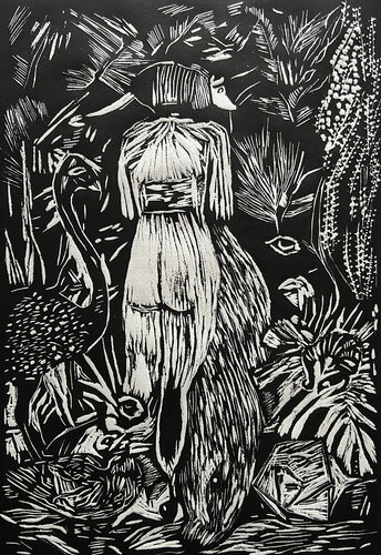 Into the woods V von Luciana Napchan, Malerei kaufen auf Singulart