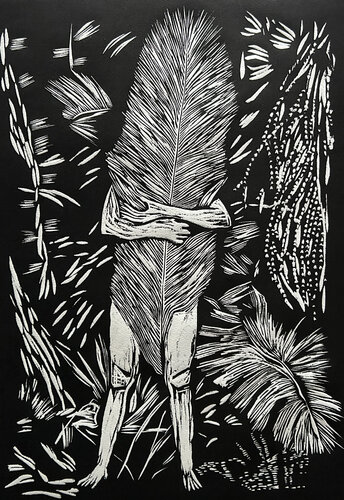 Into the woods VI von Luciana Napchan, Malerei kaufen auf Singulart