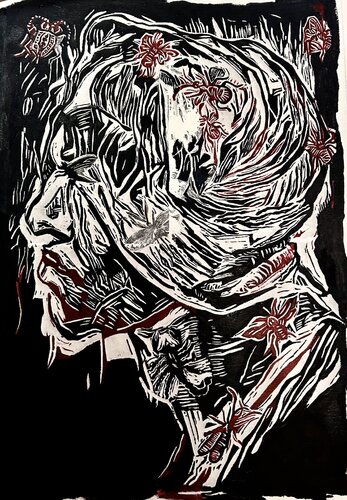 Into the woods X de Luciana Napchan, Pintura a la venta en Singulart