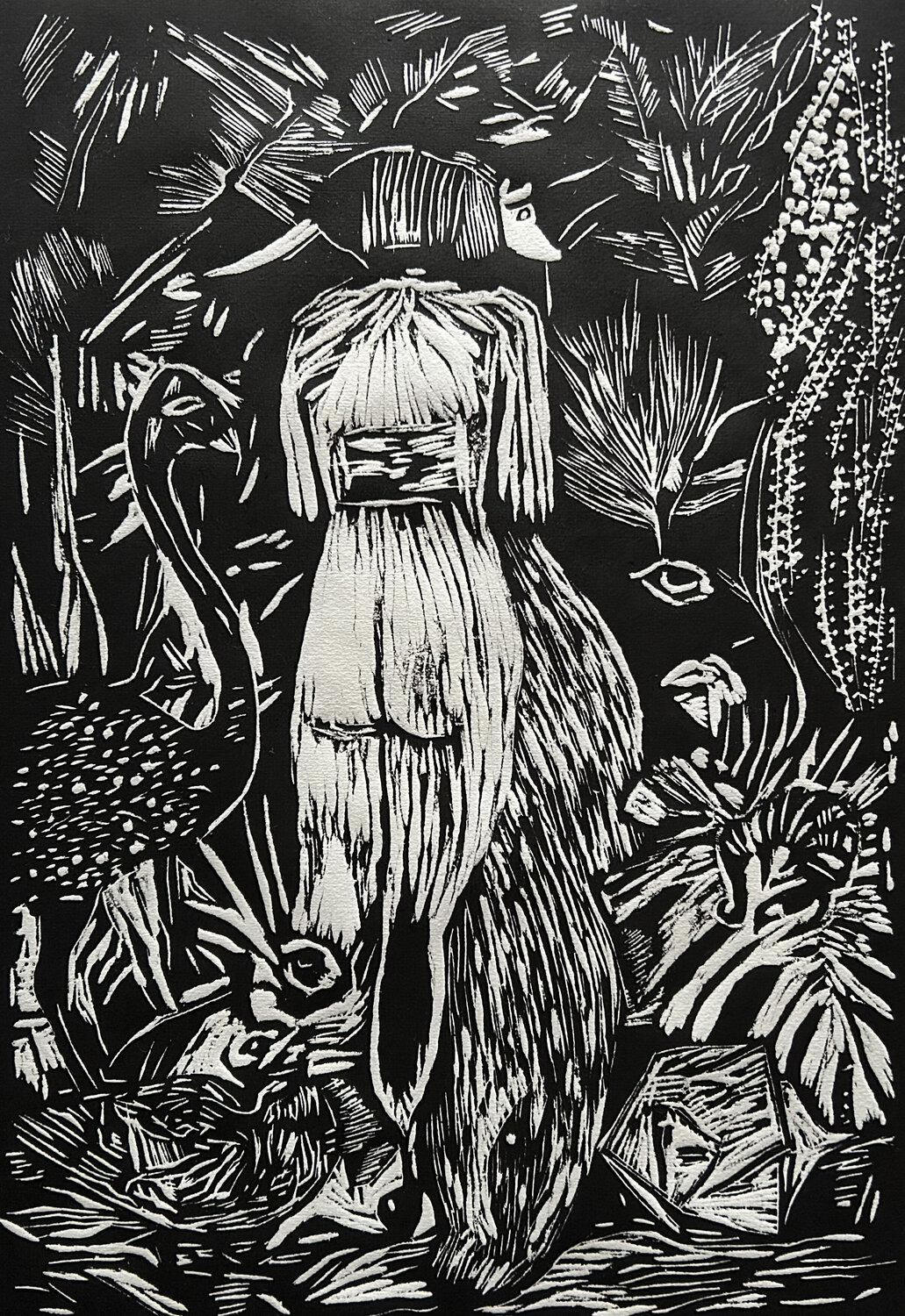 Into the woods V Luciana Napchan Originalgemälde zu verkaufen