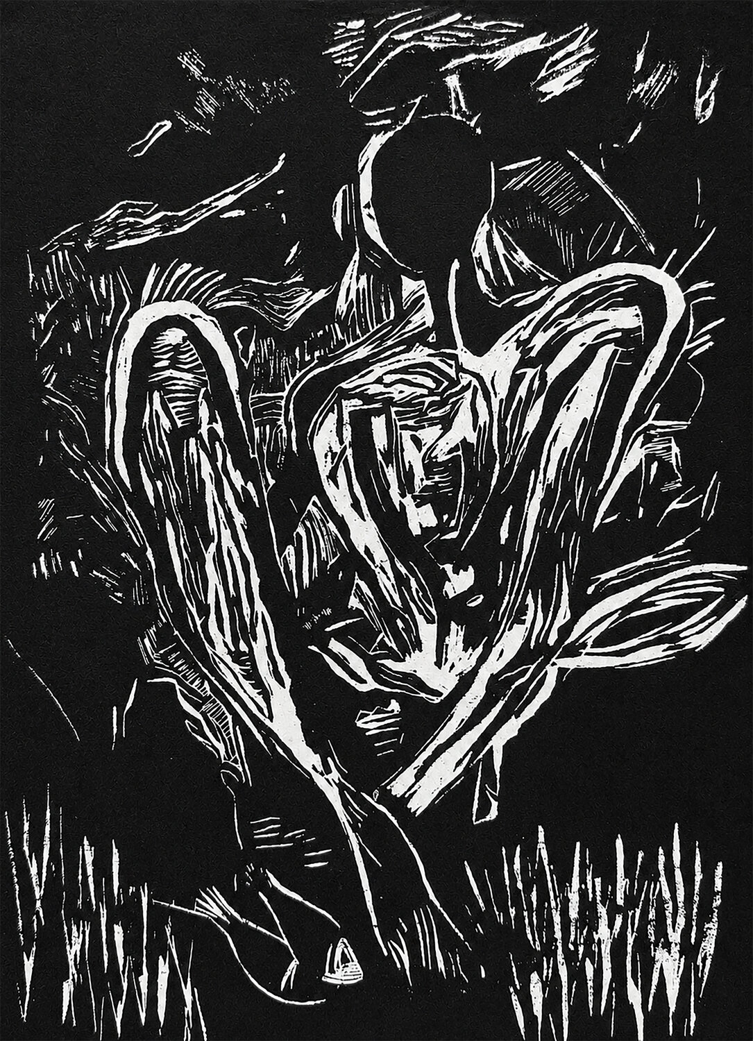 Into the woods VIX Luciana Napchan Original painting for sale