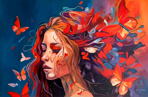 Metamorfosis van María Ignacia Muñoz Merino, Schilderij te koop op Singulart