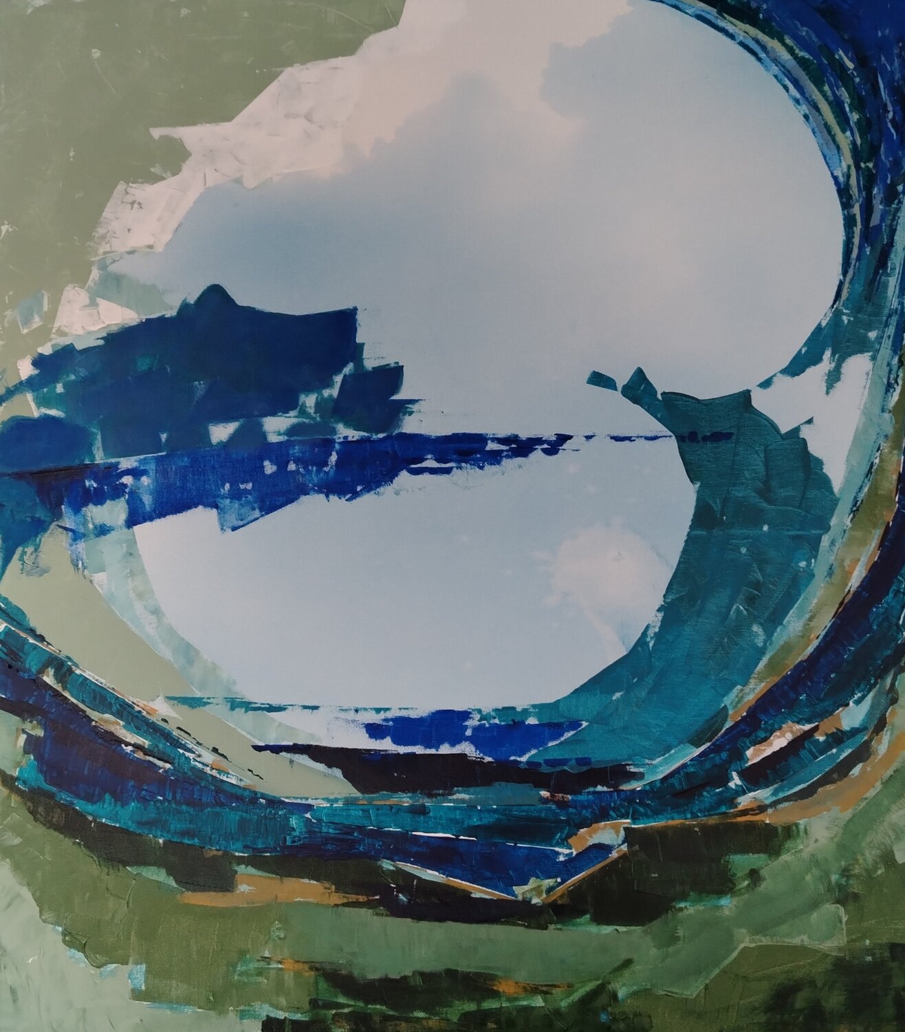Mi insegnerai i tuoi sentieri Luisella Caffieri Pintura original en venta